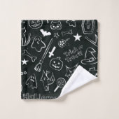 Motif d'Halloween (Gant de toilette)