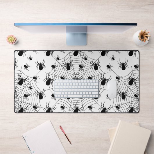 Motif d'Halloween Black White araignées (Bureau 1)