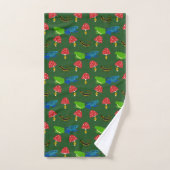 Motif d'Halloween de forêt empoisonnée (Serviette à main)