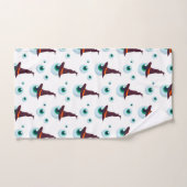 Motif d'Halloween des yeux de sorcières (Serviette à main)