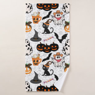 Motif d'Halloween. Éffrayant et mignon