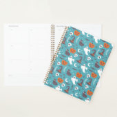 Motif d'Halloween Turquoise amusant (Devant avec enveloppe)