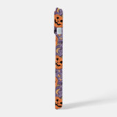 Motif d'Halloween violet Jack-O-lanterne (Côté gauche)