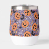 Motif d'Halloween violet Jack-O-lanterne (Avant)