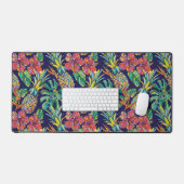 Motif d'hibiscus à ananas tropicaux (Clavier et souris)