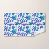 Motif d'hiver des arbres à neige (Serviette à main)