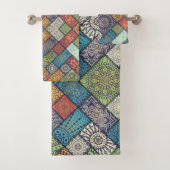 Motif diagonal coloré (En situation)