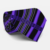Motif diagonal Cravate à rayures violettes (Roulé)