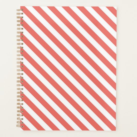 Motif diagonal de bandes roses et blanches (Devant)