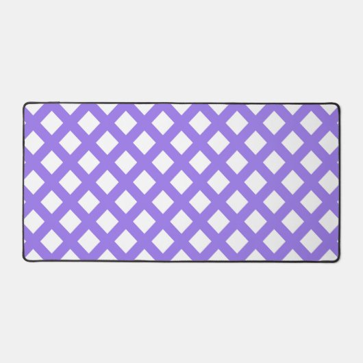 Motif diamant à carreaux blanc violet (Recto)