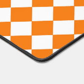 Motif diamant à carreaux orange et blanc (Coin)