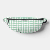 Motif diamant à carreaux vert et blanc (Poser)
