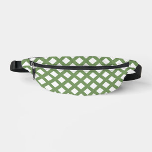 Motif diamant à carreaux vert et blanc