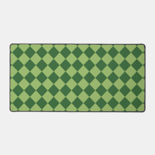 Motif diamant à carreaux verts