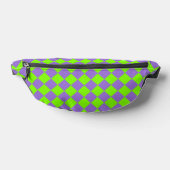 Motif diamant à carreaux violet vert (Poser)