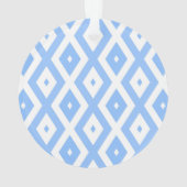 Motif diamant bleu et blanc (dos)