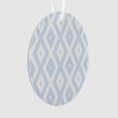 Motif diamant bleu pâle et blanc (devant)