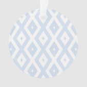 Motif diamant bleu pâle et blanc (devant)