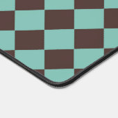 Motif diamant Brown Turquoise Checker  (Coin)
