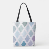 Motif Diamant coloré avec Sac fourre-tout initial (Dos)