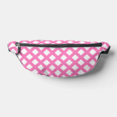 Motif diamant damier rose blanc (Poser)