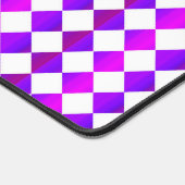 Motif diamant de Checker blanc rose violet (Coin)