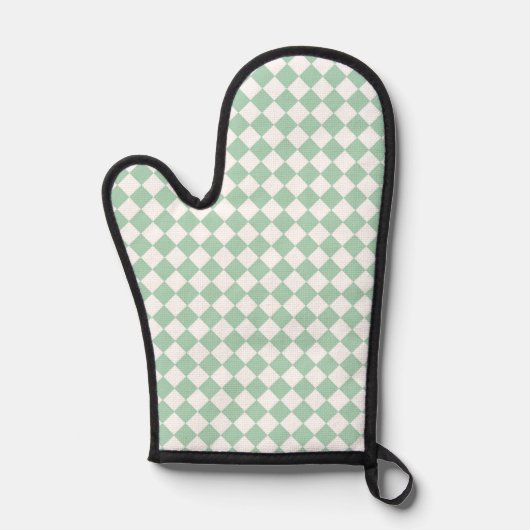Motif diamant Green White Checker (Recto)