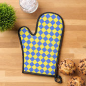 Motif diamant jaune bleu Checker (De haut en bas)