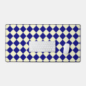 Motif diamant jaune Checker bleu (Clavier et souris)