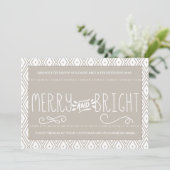 Motif diamant Merry et carte d'entreprise brillant (Debout devant)