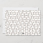 Motif diamant Merry et carte d'entreprise brillant (Dos)