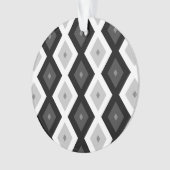 Motif diamant noir, blanc et gris (devant)