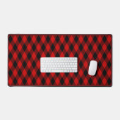 Motif diamant noir et rouge  (Clavier et souris)