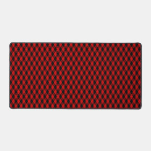 Motif diamant noir et rouge