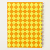 Motif diamant orange jaune Checker (Dos)