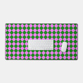 Motif diamant Pink Green Checker (Clavier et souris)