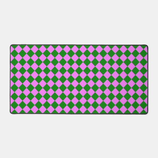 Motif diamant Pink Green Checker (Recto)