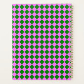 Motif diamant Pink Green Checker (Dos)