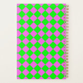 Motif diamant Pink Green Checker (Dos)