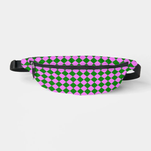 Motif diamant Pink Green Checker (Recto)
