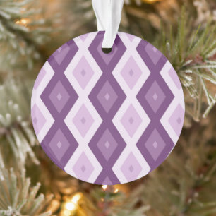 Motif diamant pourpre