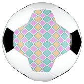 Motif diamant prisme arlequin pastel (Tourné)
