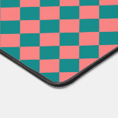 Motif diamant rose Cyan Checker (Coin)