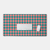 Motif diamant rose Cyan Checker (Clavier et souris)