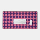 Motif diamant rose pourpre Checker (Clavier et souris)
