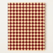 Motif diamant rouge jaune Checker (Dos)
