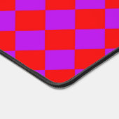 Motif diamant rouge pourpre Checker (Coin)