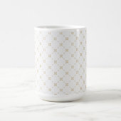 Motif diamant sur Mug de café blanc (Centre)