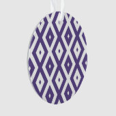 Motif diamant ultra violet et blanc (devant)