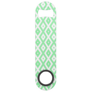 Motif diamant vert et blanc